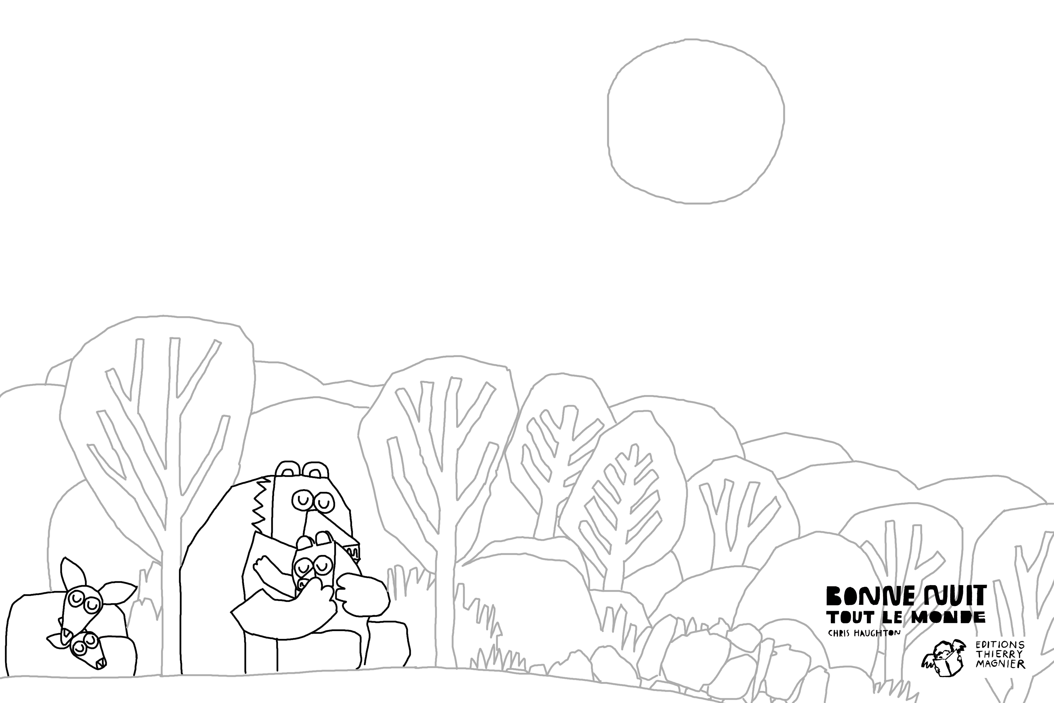 Dans la nuit printable