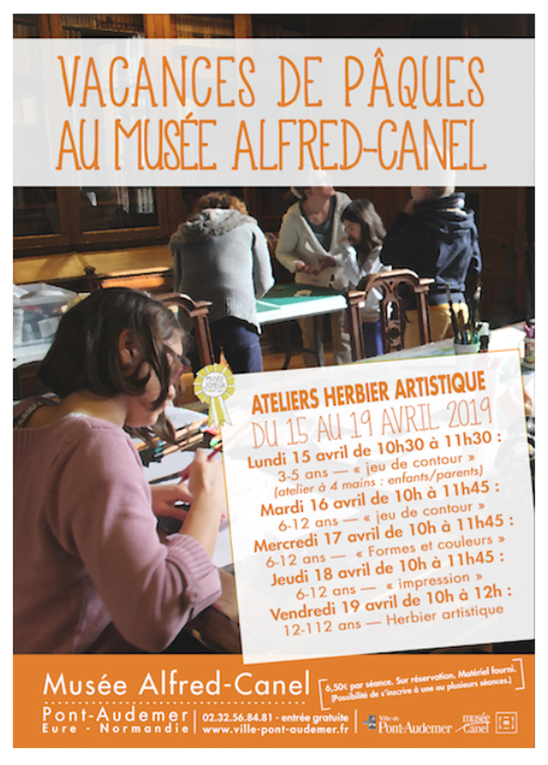 Affiche atelier au musée